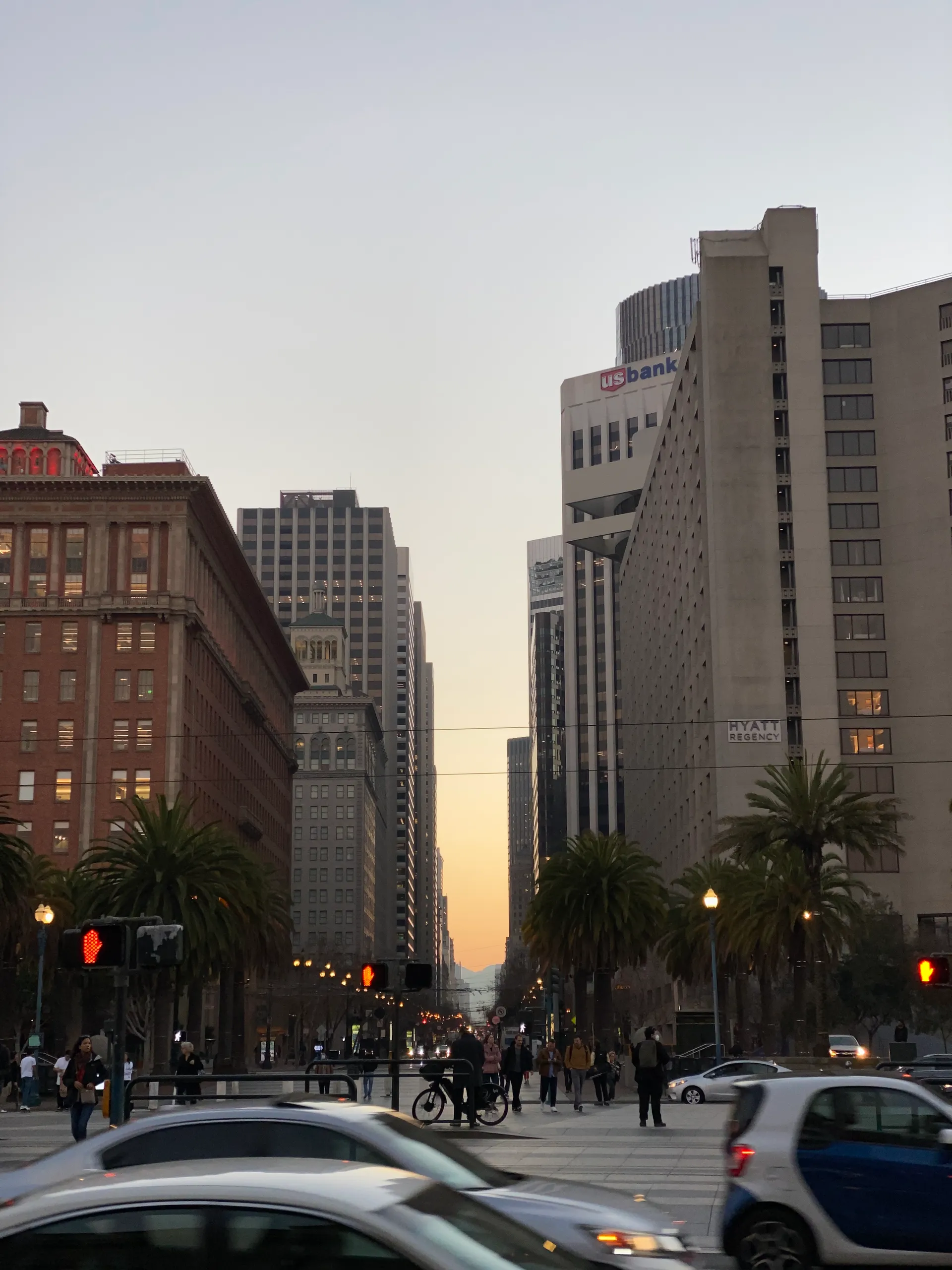 Market Street at dusk