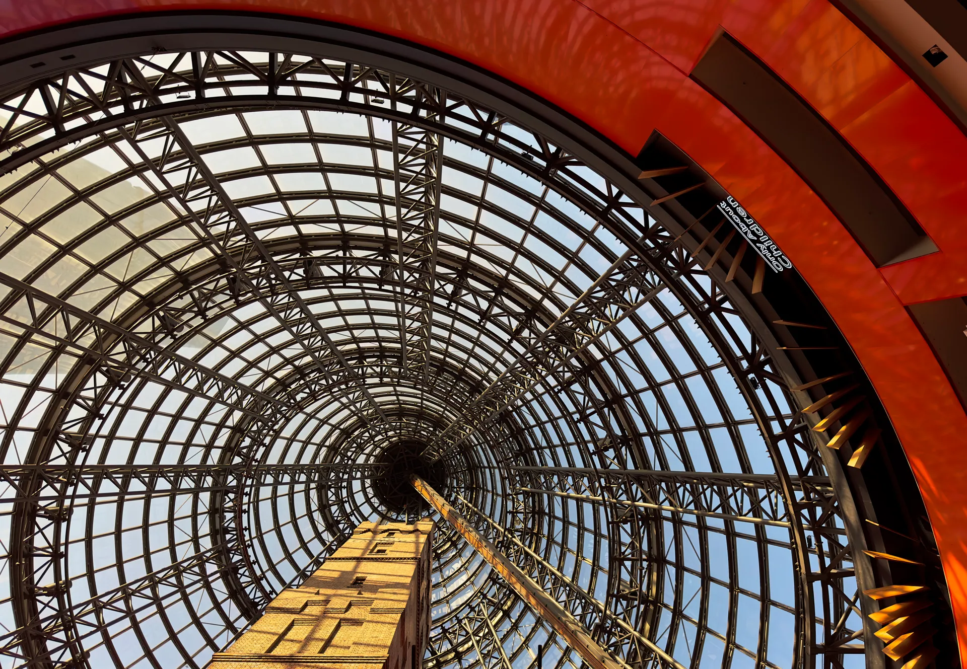 The ceiling of Emporium mall in Melbourne