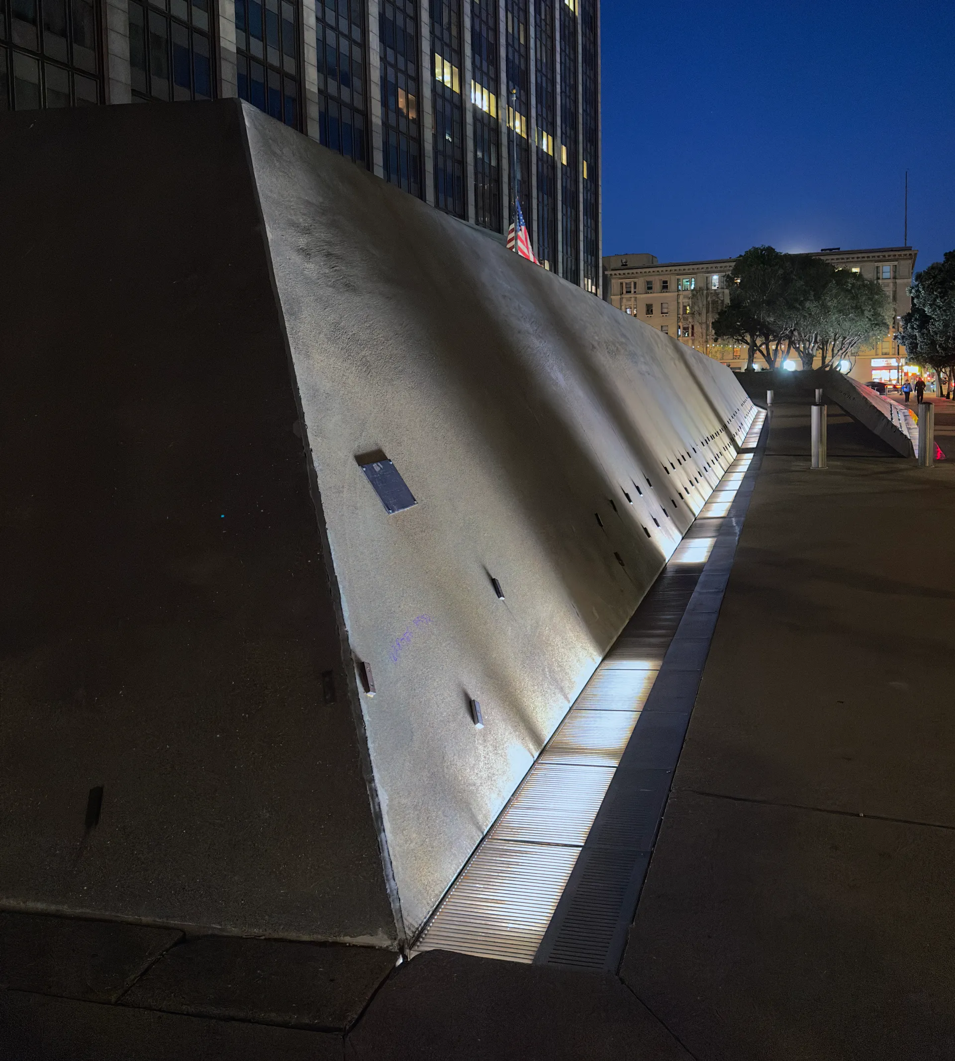 The entrance to the Phillip Burton Federal Building