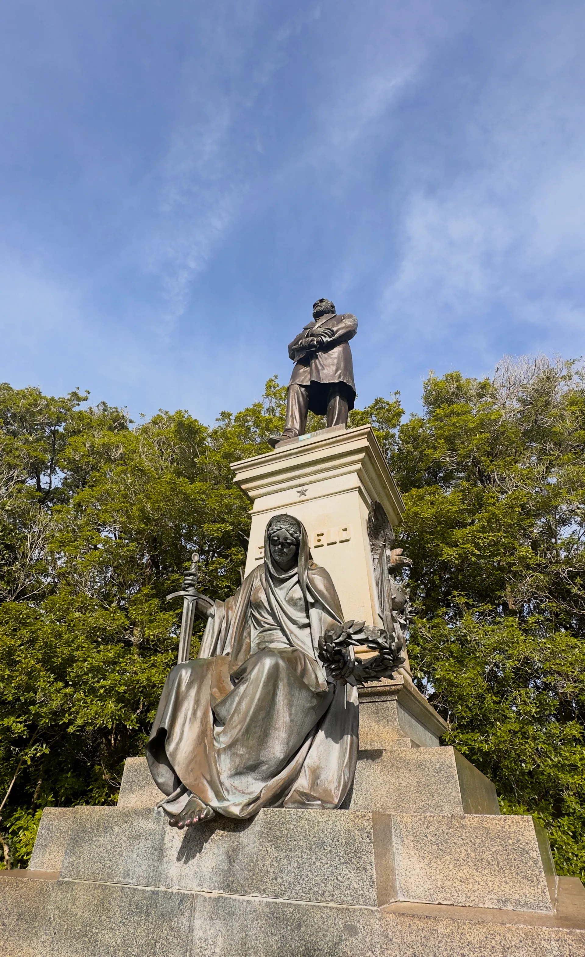 A statue in Golden Gate Park