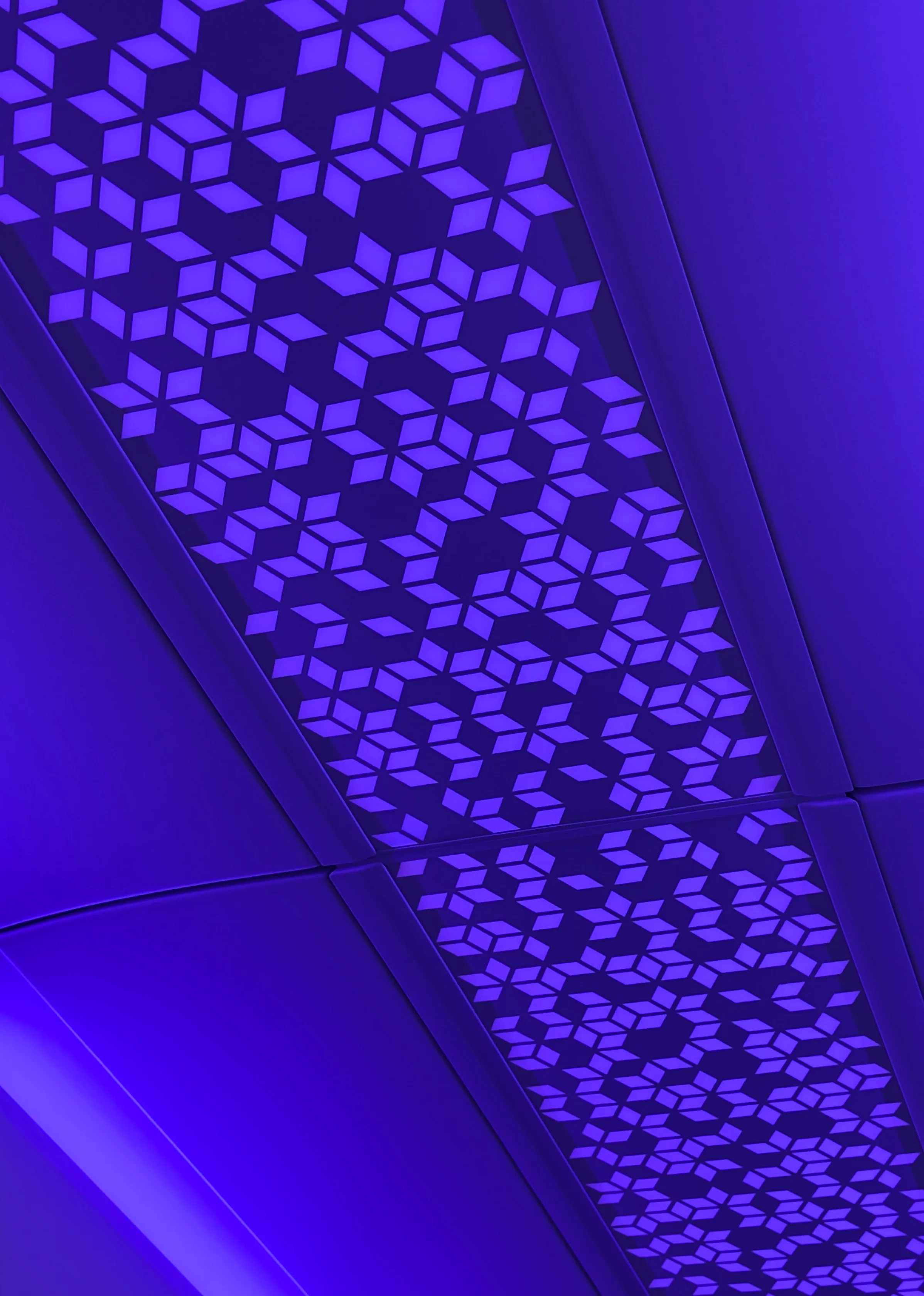 The pattern on the roof of an Airbus flight