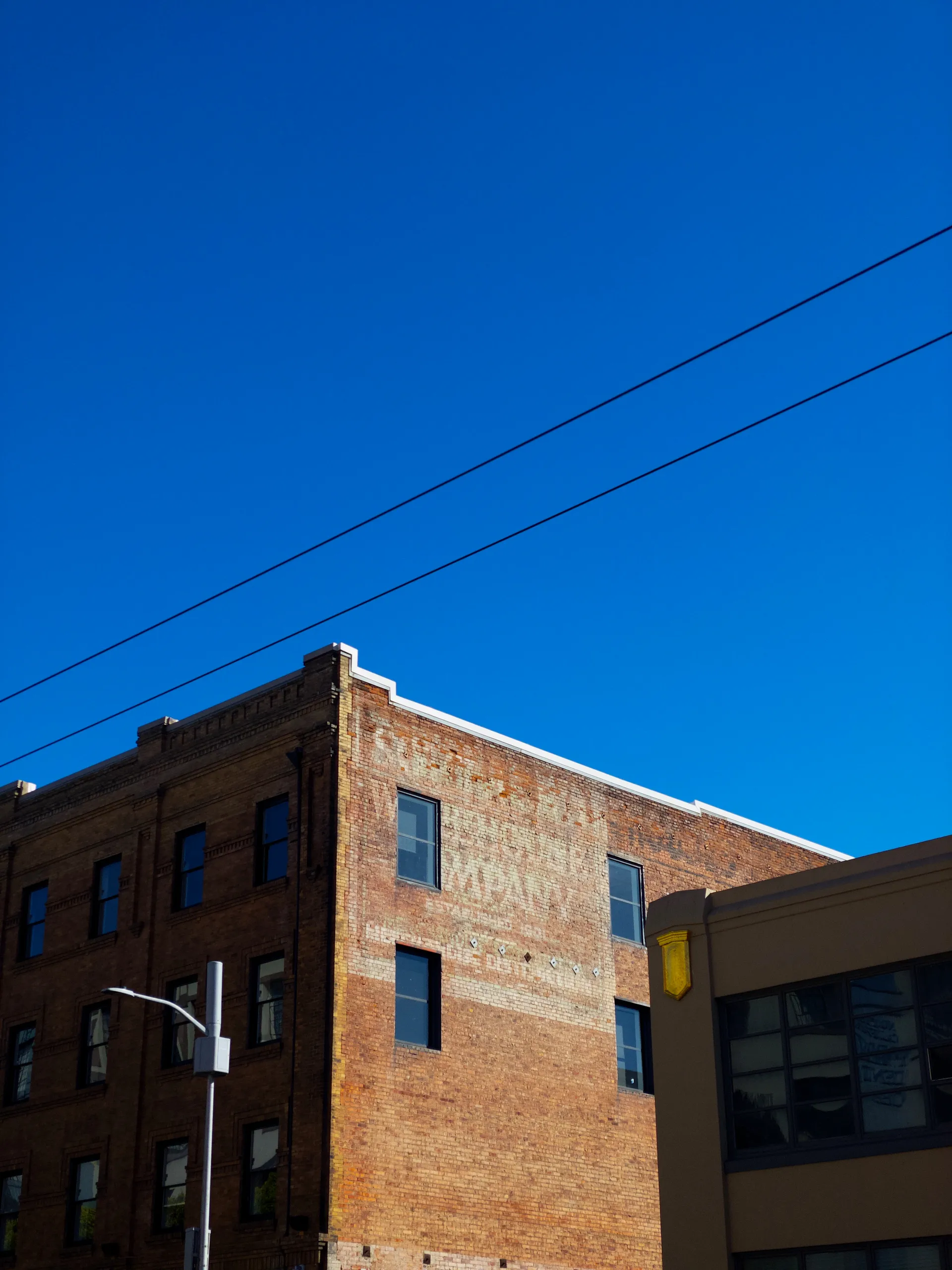 A building along 3rd St