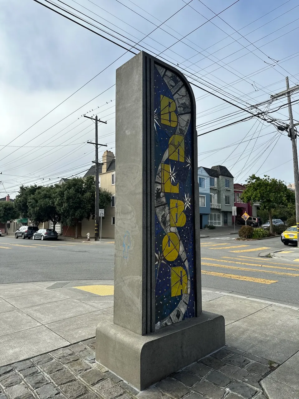 Public art near the Balboa TheaterG