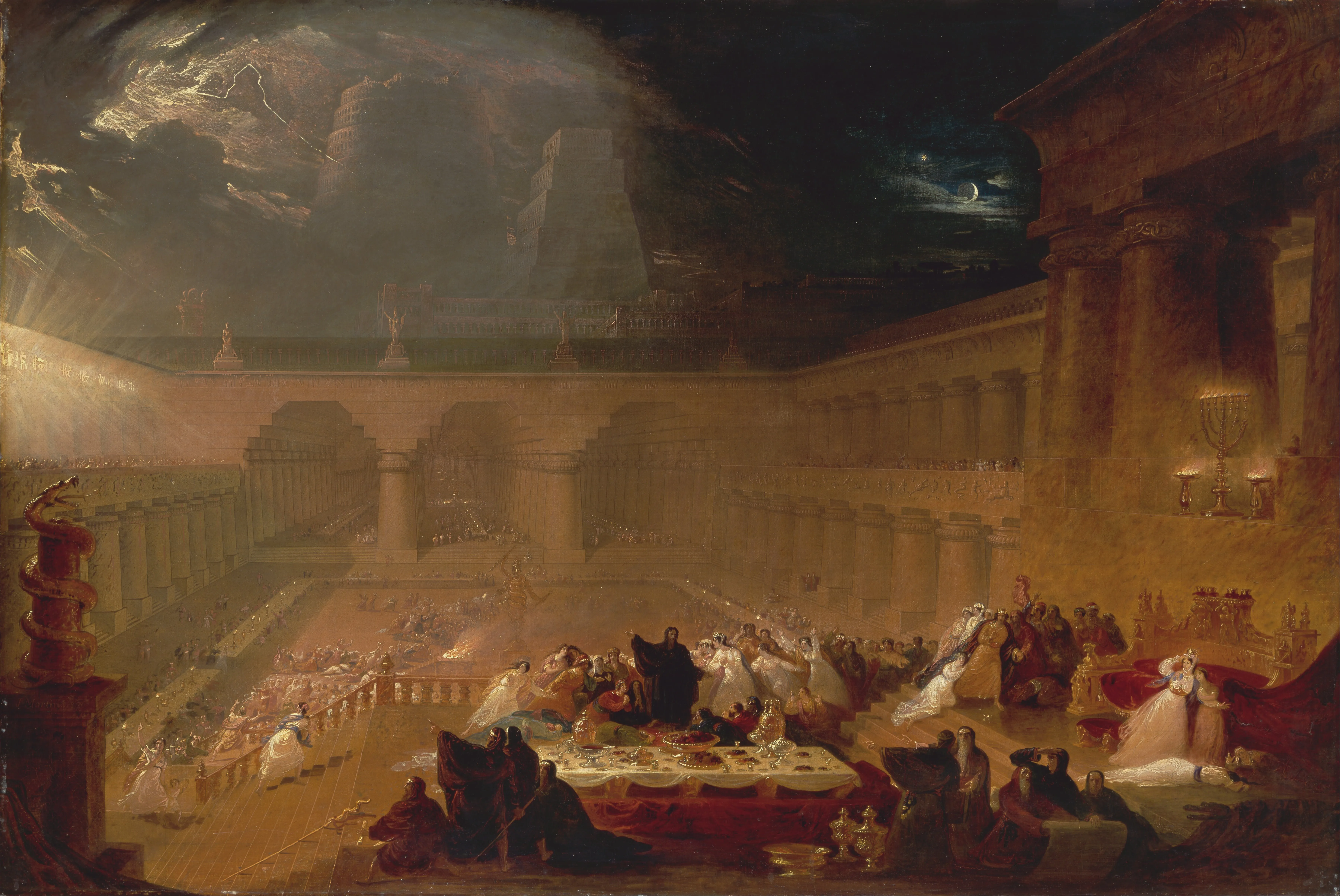 Belshazzar’s Feast, John Martin, 1821