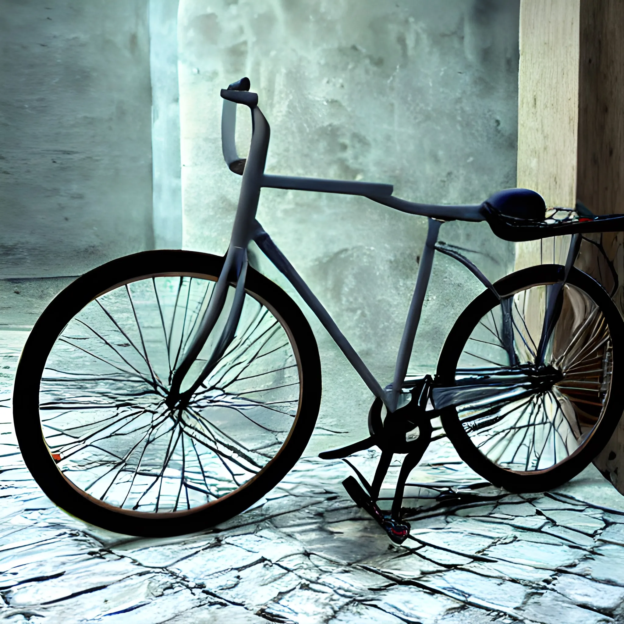 Stable Diffusion-generated image of a bicycle for the mind