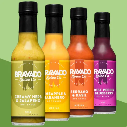 Bravado Spice Co's 4-pack hot sauce set