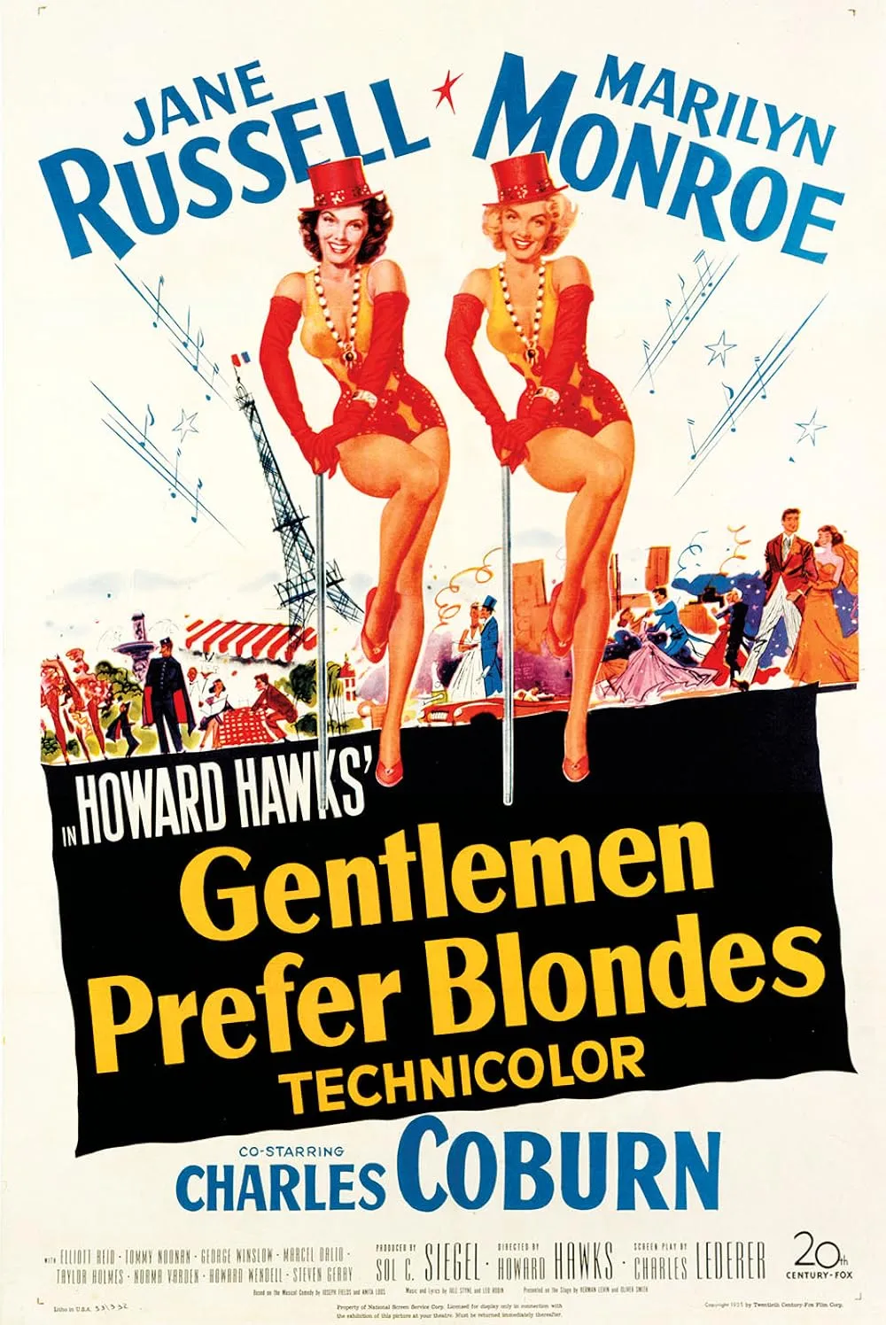 Poster for *Gentlemen Prefer Blondes*