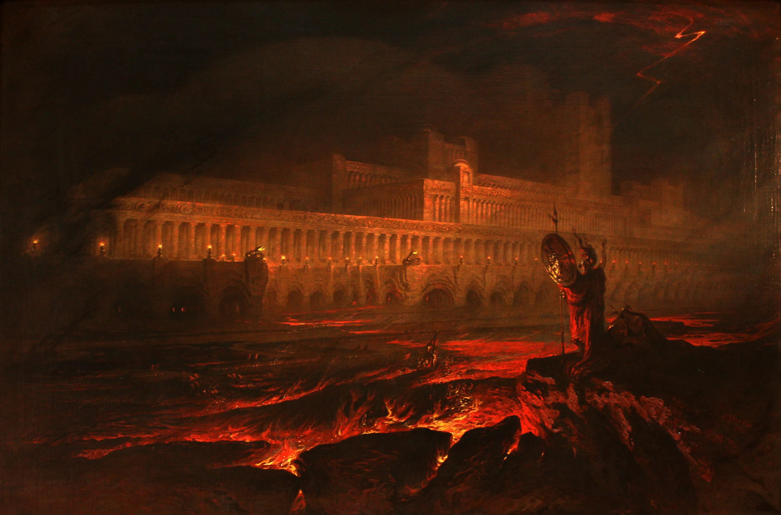 Le Pandemonium, John Martin, 1841