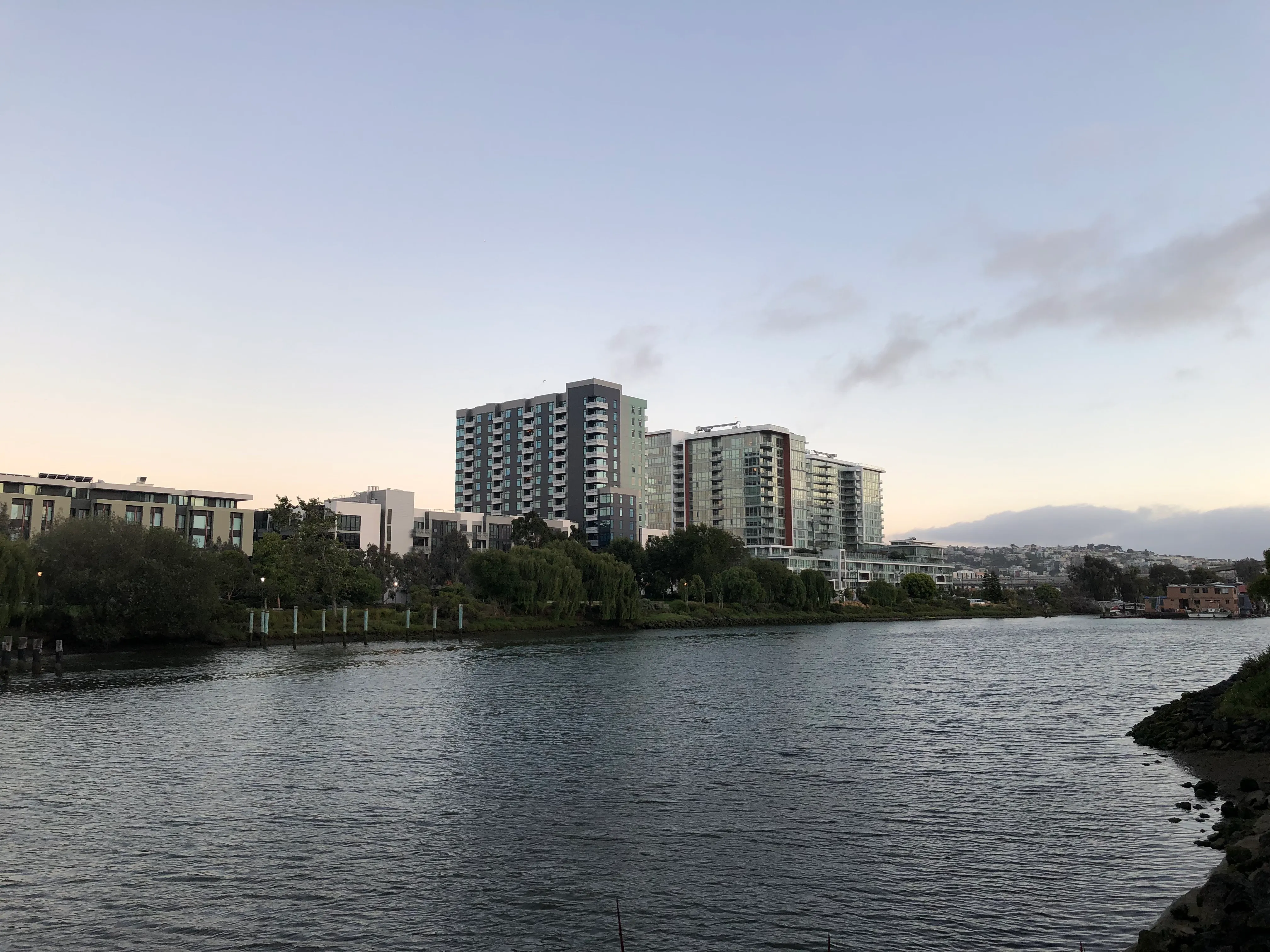 Electrical lighting in Mission Bay