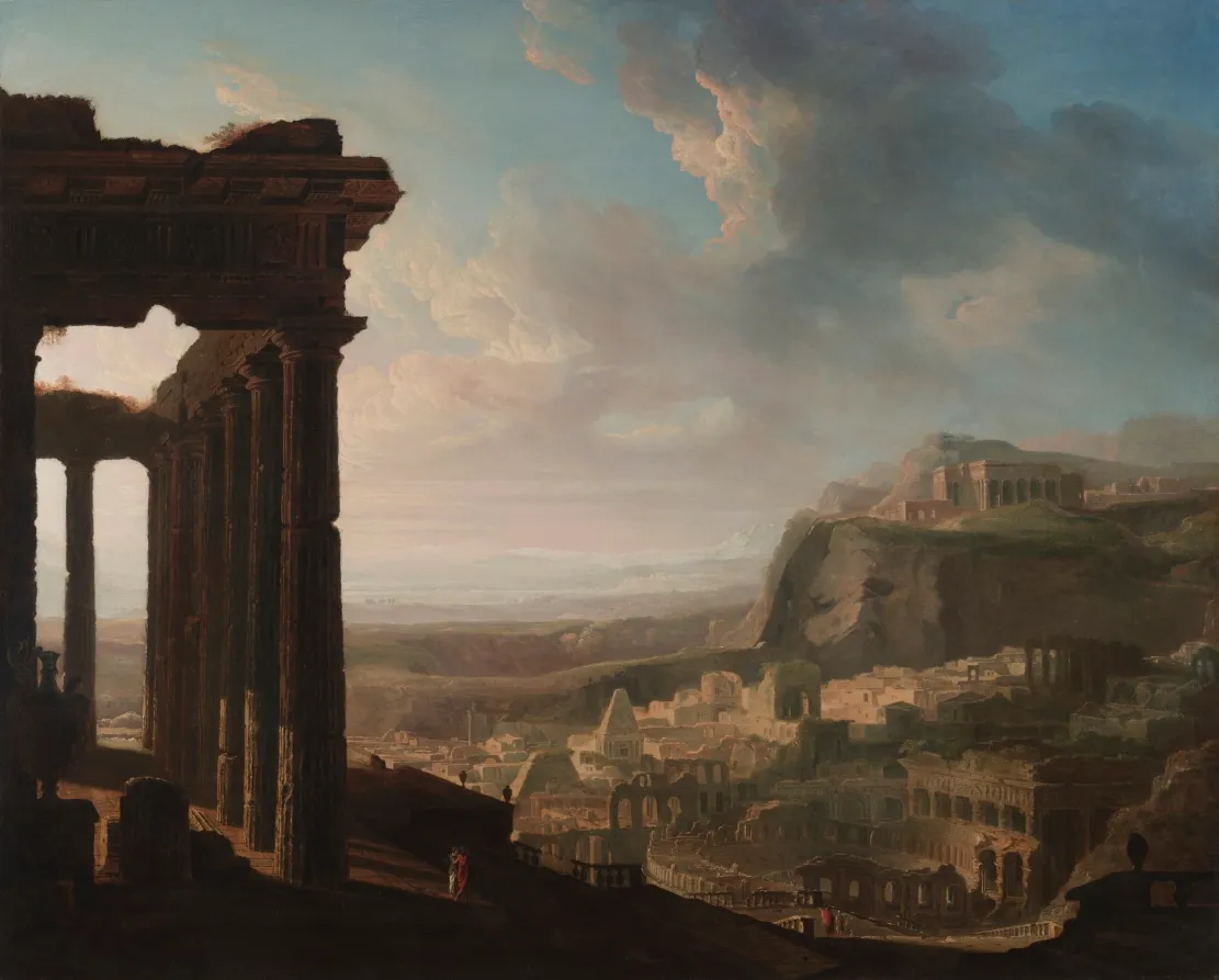 “Ruins of an Ancient City”, John Martin, c. 1810 - 1820