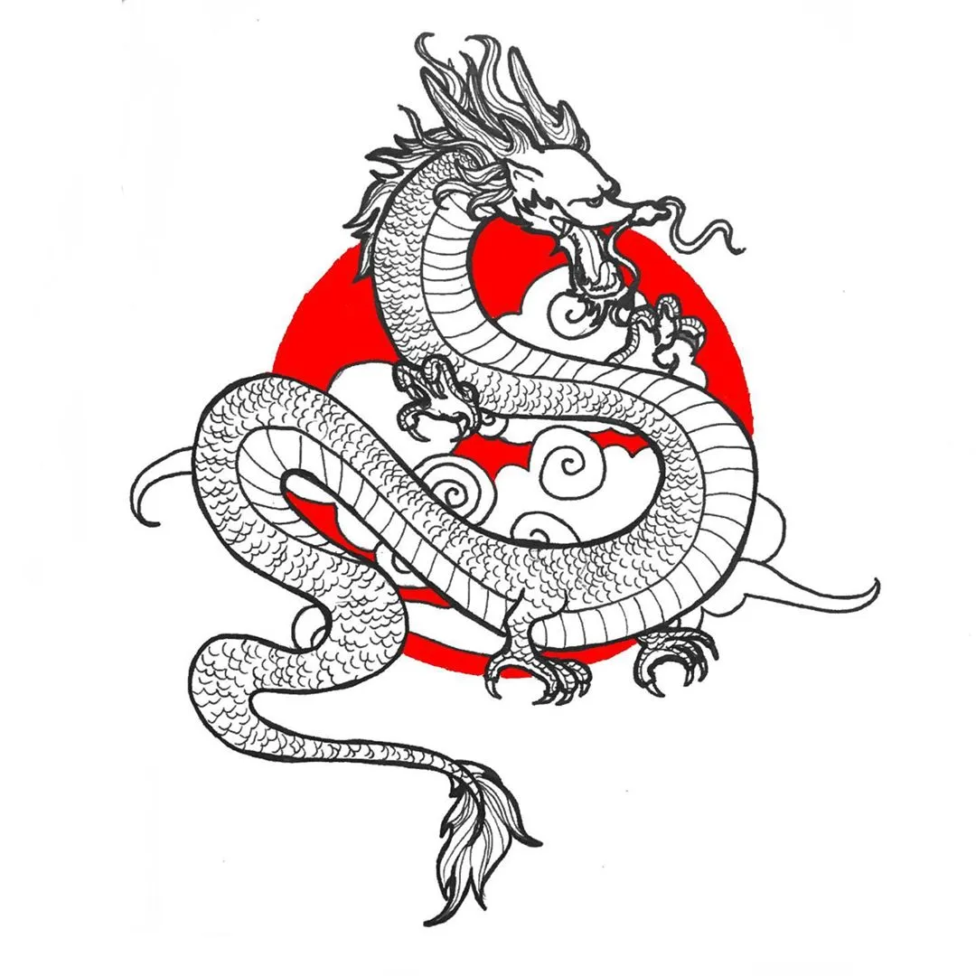 A Chinese dragon