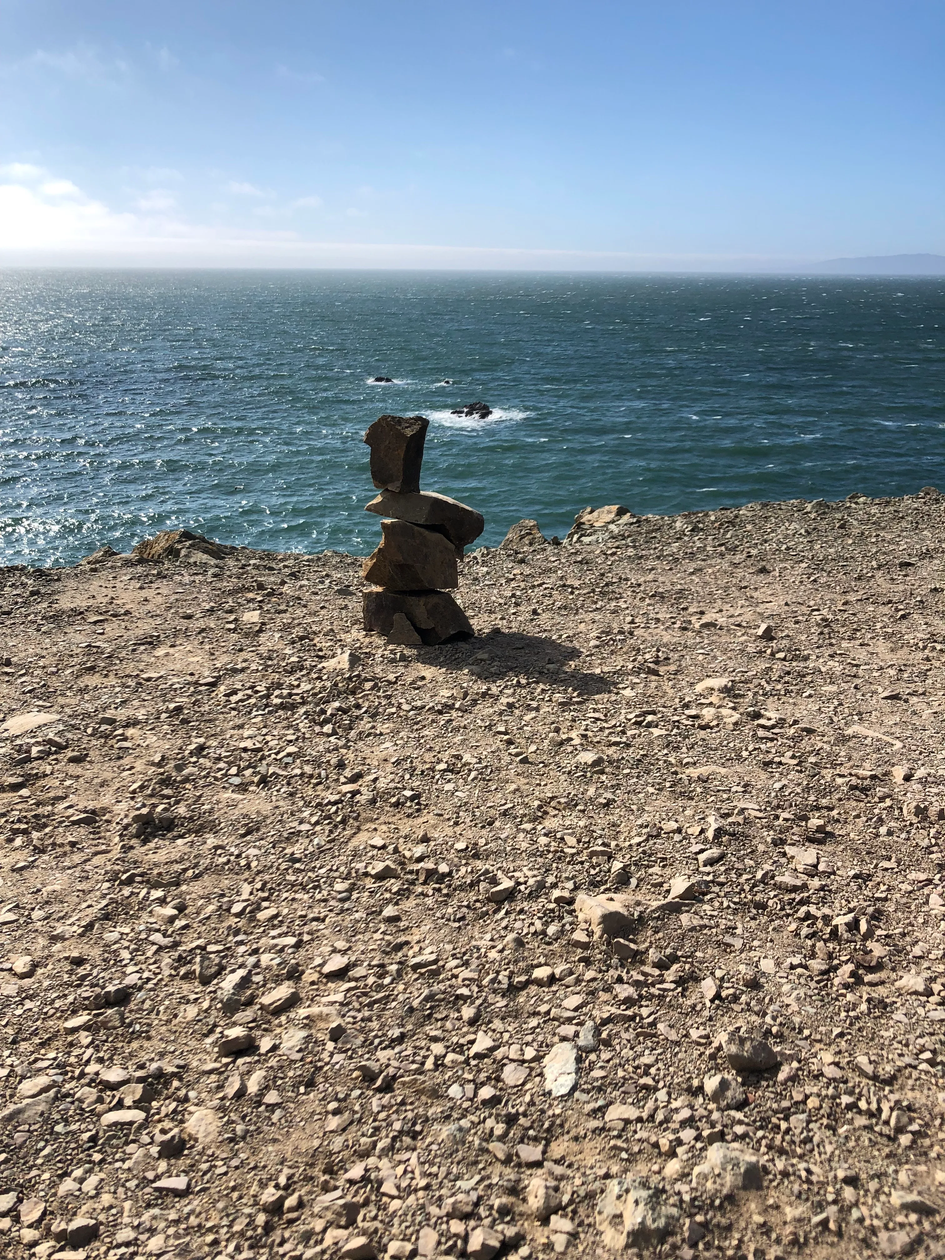 Standing stones at Lands End