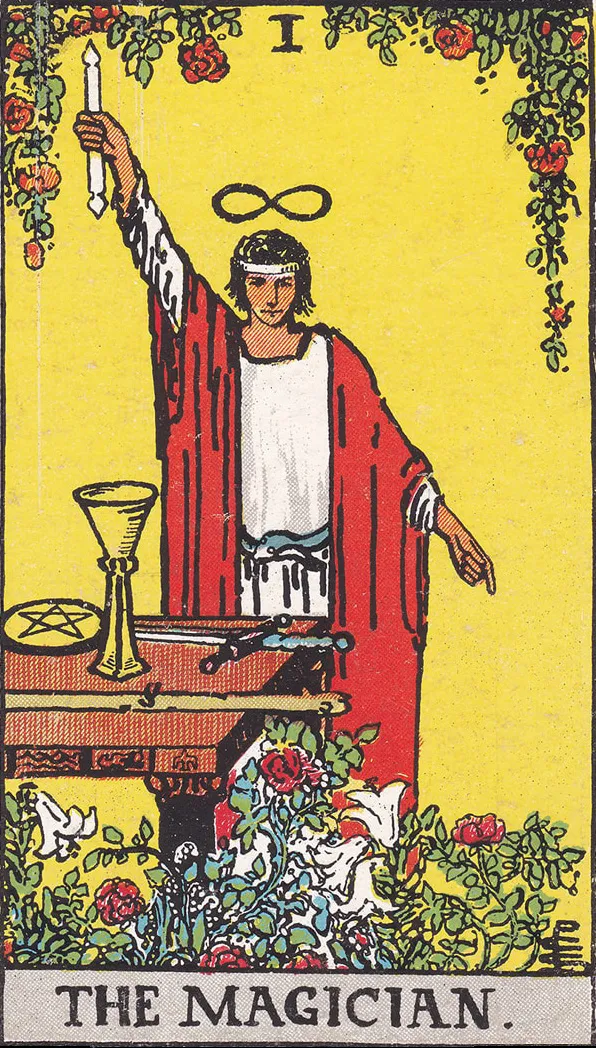 The Magician from the Rider-Waite-Smith tarot deck