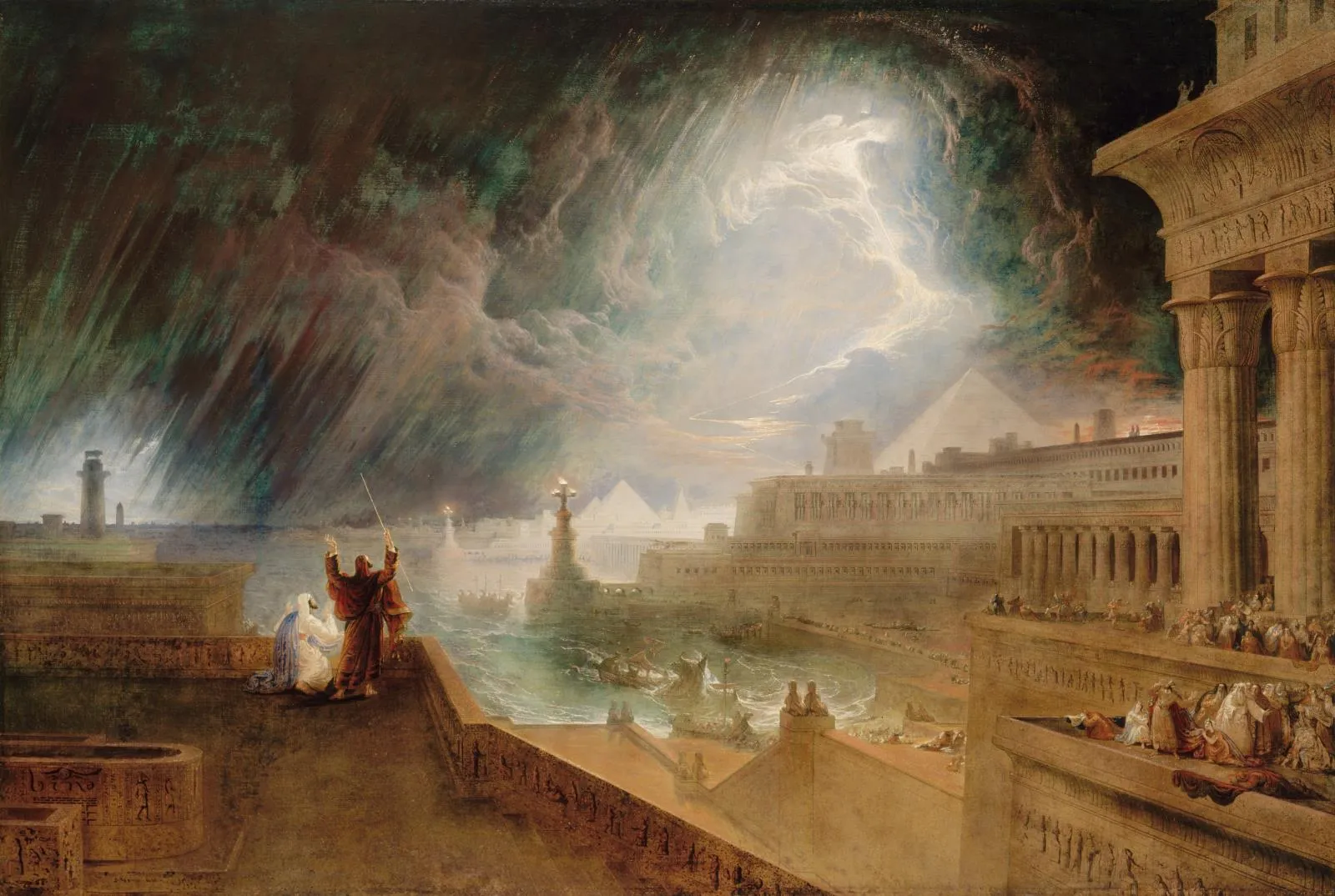 The Seventh Plague of Egypt, John Martin, 1823