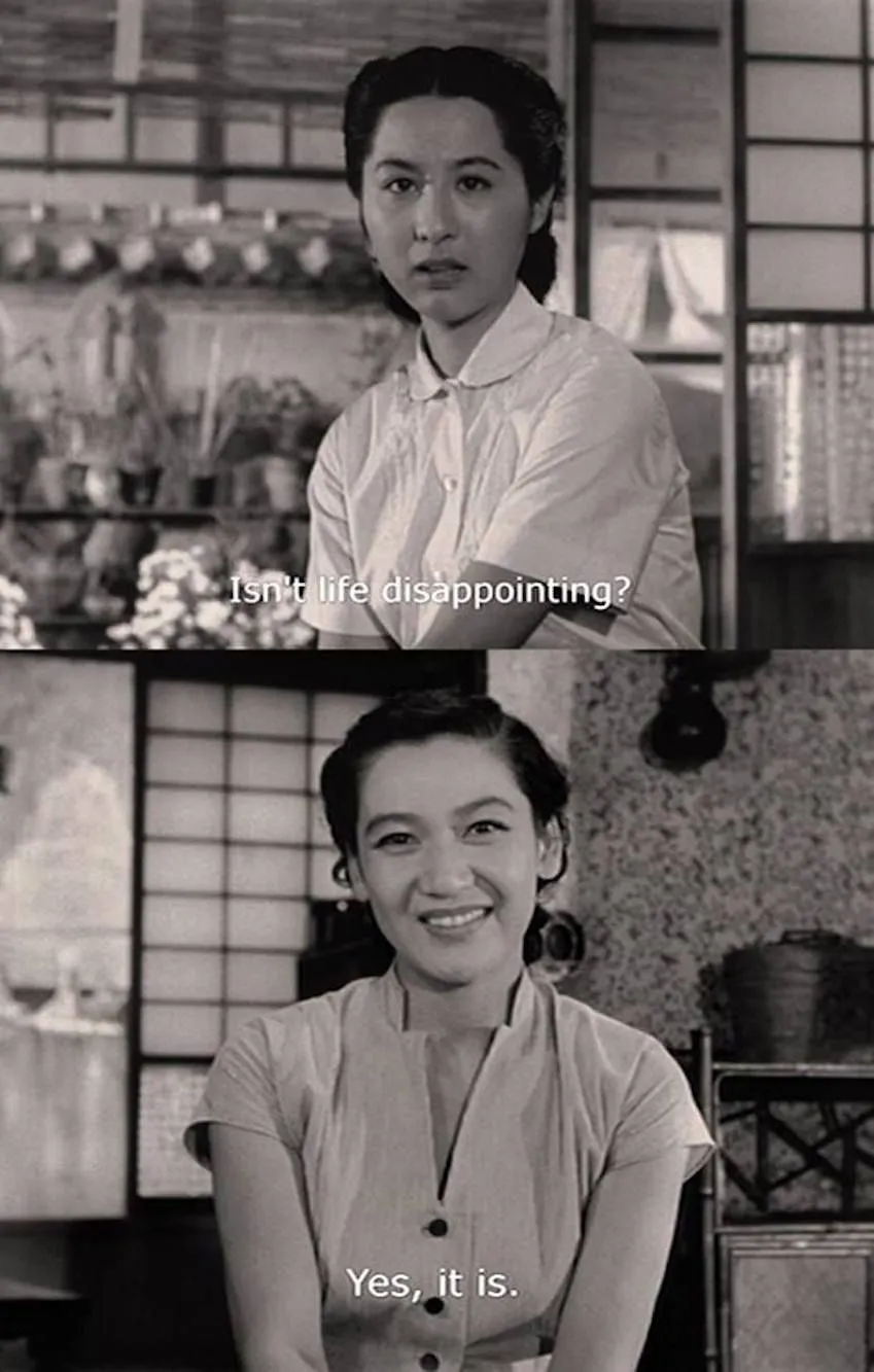 A still from Ozu&#x27;s Tokyo Story